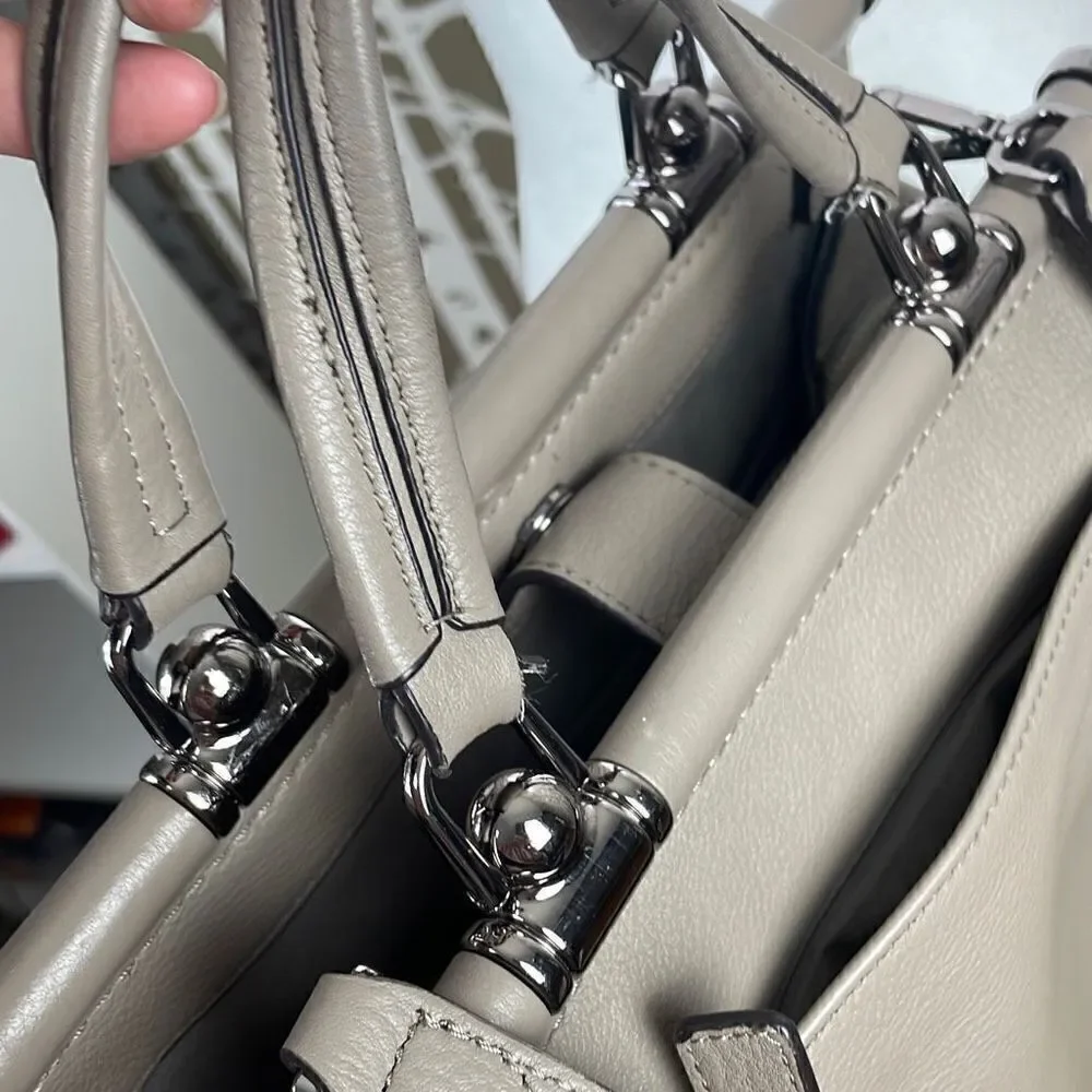 Vince Camuto Carla Grey Multi Snake Satchel